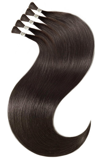 Extensions de cheveux ROHHAAR-Gamme Excellence-Vierge Noir-Brun-Couleur de cheveux naturelle, jamais teinte