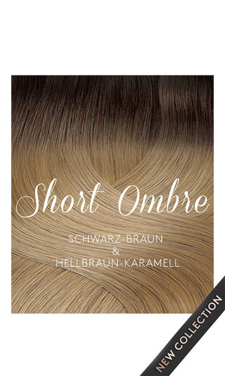 EXTENSIONS À CLIPS LUXE Apron Roots Noir-Brun & Brun Clair Caramel