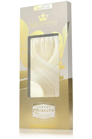 Extensions de cheveux naturels à clipser de QUALITÉ DE LUXE Blond Doré Ligne Deluxe