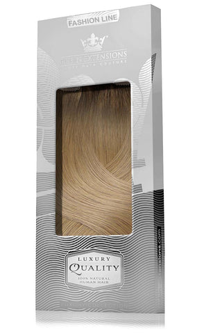 EXTENSIONS À CLIPS LUXE Apron Roots Noir-Brun & Brun Clair Caramel