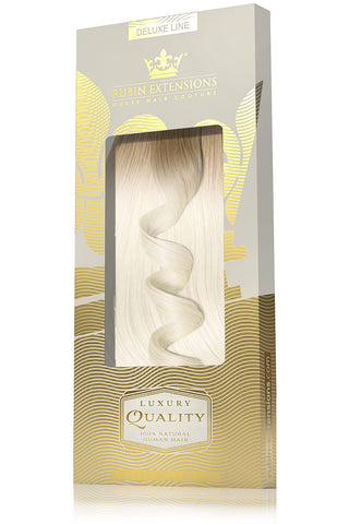 Extensions adhésives CHEVEUX HUMAINS, Racines courtes, Blond ombré