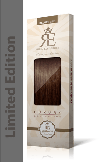 Clip-in STIRNFRANSEN Mahagoni-Braun