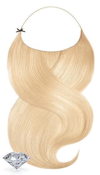 Extensions de postiches monoblocs / halo Blond Miel